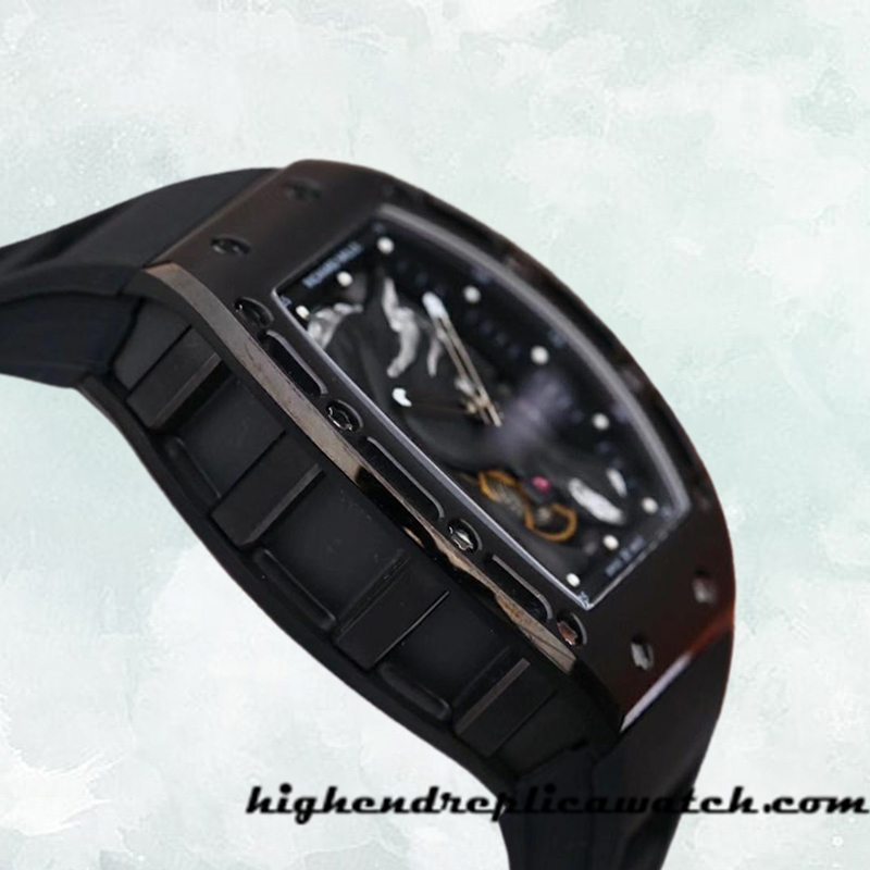 High End Replica Richard Mille RM52-02 Around 50*40mm RM52-02-003 Men Horse Head Skeleton Dial - Image 3