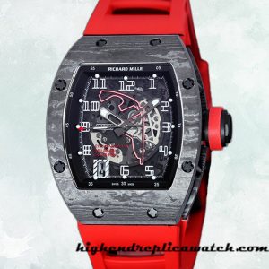 High End Replica Richard Mille RM 010 RM 010-009 Men 50*42mm Transparent Dial