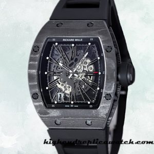 High End Replica Richard Mille RM 010 RM 010-013 Men 50*42mm Carbon Fiber