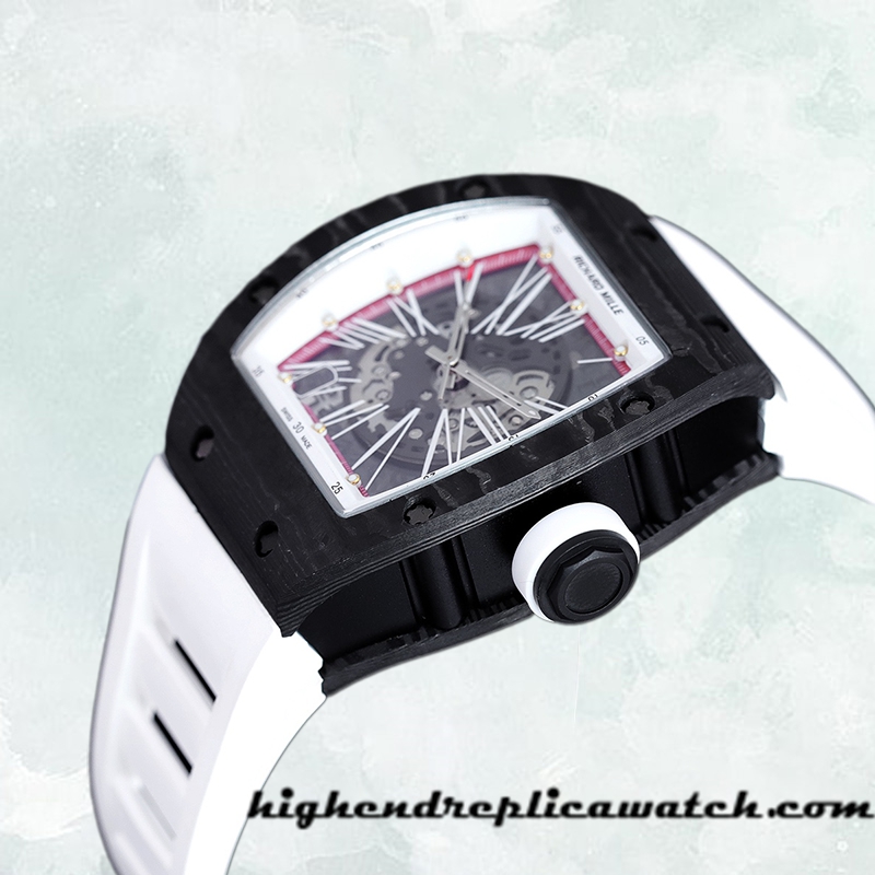 High End Replica Richard Mille RM 010 RM 010-015 50*42mm Men Transparent Dial - Image 3