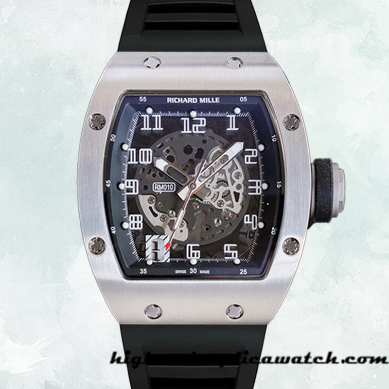 High End Replica Richard Mille RM010 Around 50*40mm Men RM010 Deployment Automatic
