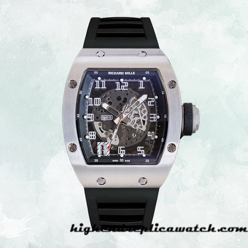 High End Replica Richard Mille RM010 Around 50*40mm Men RM010 Deployment Automatic - Image 2