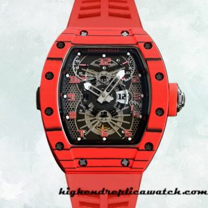 High End Replica Richard Mille RM022 Men Around 50*40mm RM022 Automatic Rubber Band