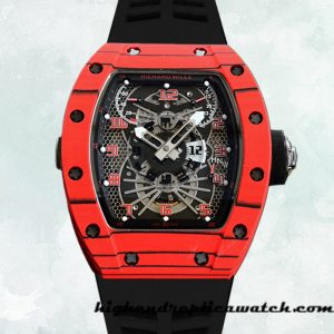 High End Replica Richard Mille RM022 Around 50*40mm RM022 Men Black Dial Red