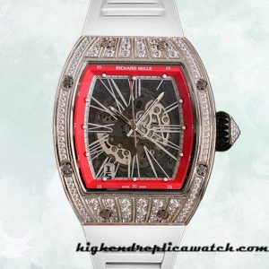 High End Replica Richard Mille RM023 Men Around 50*40mm RM023 Automatic Rubber Band