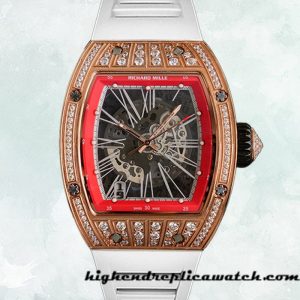 High End Replica Richard Mille RM023 RM023 Around 50*40mm Men Rubber Band