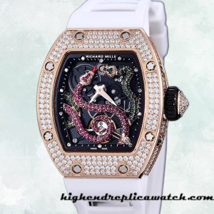 High End Replica Richard Mille RM 026 Unisex RM 026-001 45*39mm Automatic Transparent Dial