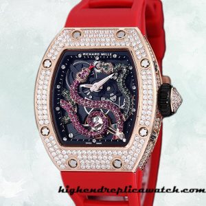 High End Replica Richard Mille RM 026 45*39mm RM 026-002 Unisex Stainless Steel Rubber Band