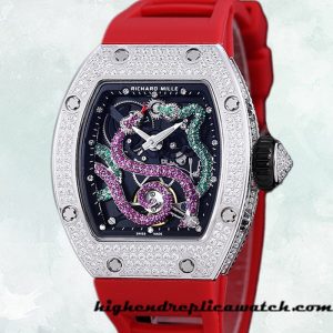 High End Replica Richard Mille RM 026 45*39mm RM 026-004 Unisex Automatic Silver