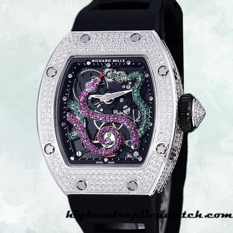 High End Replica Richard Mille RM 026 Unisex 45*39mm RM 026-006 Stainless Steel