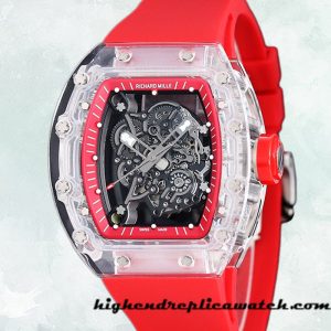 High End Replica Richard Mille RM 055 Men RM 055-024 50*42mm Acrylic