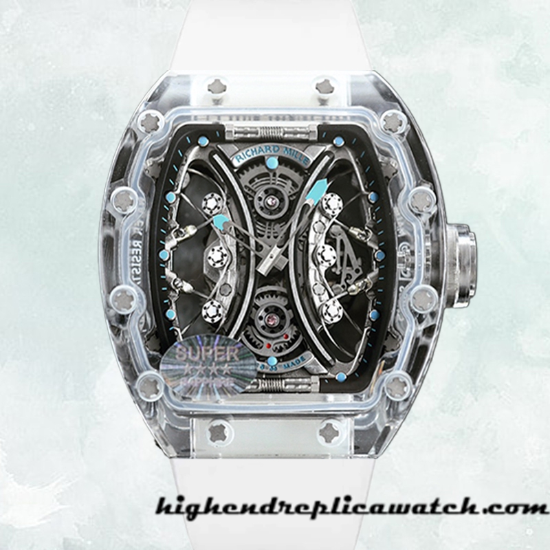 High End Replica Richard Mille RM53-01 Men Around 50*40mm RM53-01 Rubber Band