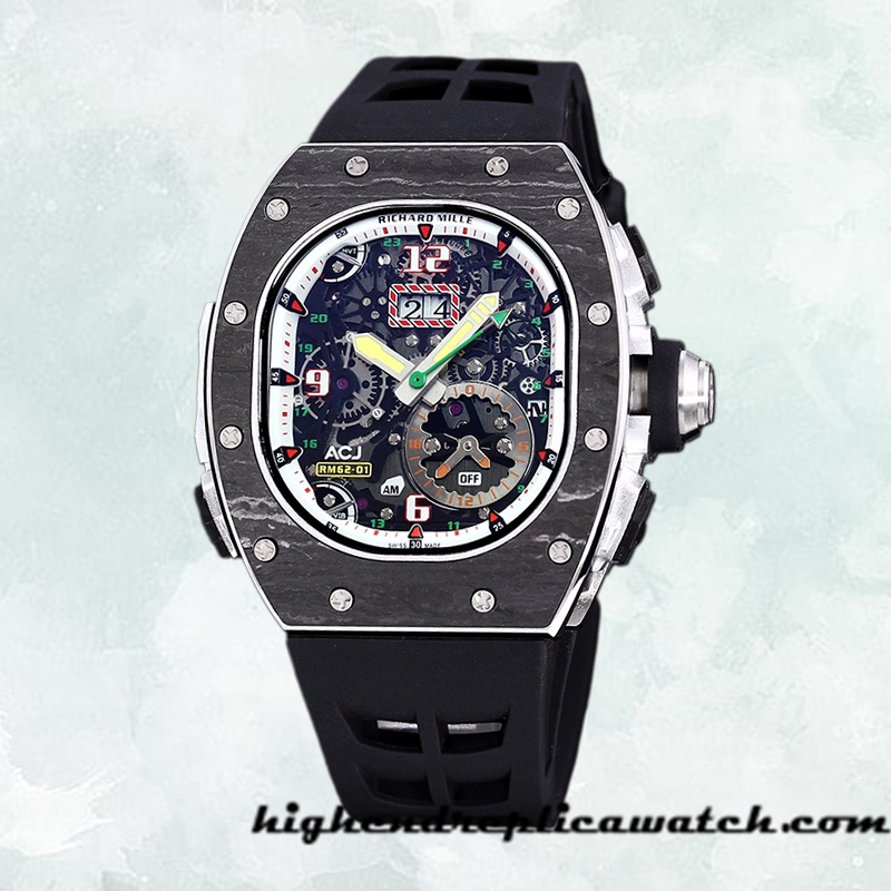 High End Replica Richard Mille RM 62-01 Men RM 62-01-004 50*42mm Automatic - Image 2