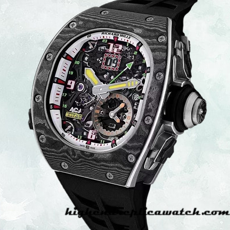 High End Replica Richard Mille RM 62-01 Men RM 62-01-004 50*42mm Automatic - Image 3
