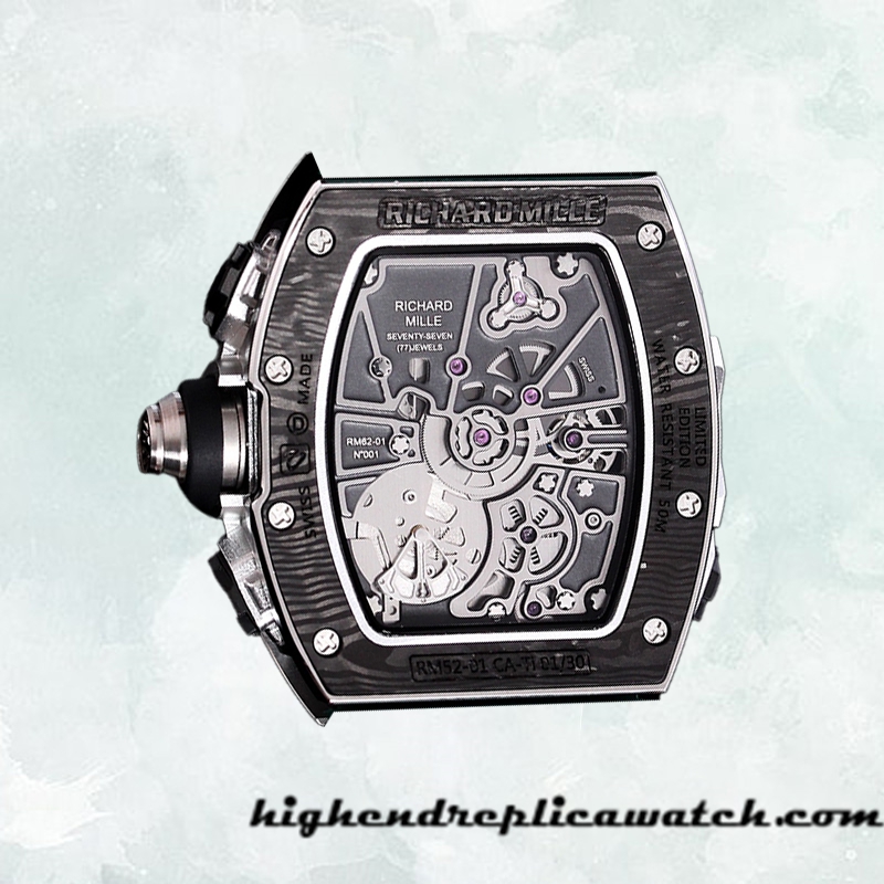High End Replica Richard Mille RM 62-01 RM 62-01-008 50*42mm Men Automatic - Image 4