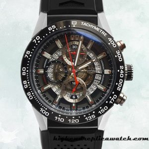 High End Replica Tag Heuer Carrera Men's 43mm CAR2A1Z Silver-tone