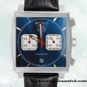 High End Replica Tag Heuer Monaco CAW2111 40mm Men's Leather Strap