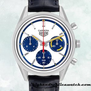 High End Replica Tag Heuer Carrera CBK221C.FC6488 Men's 43mm Leather Strap Japanese Quartz