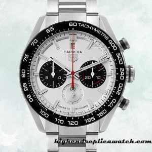 High End Replica Tag Heuer Carrera 43mm CBN2A1D.BA0643 Men's Automatic Silver-tone