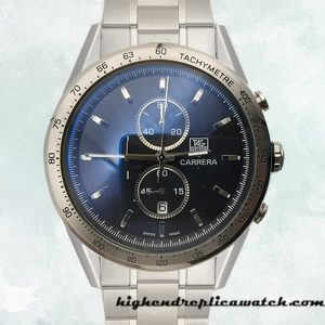 High End Replica Tag Heuer Carrera CarreraBKSB005 Men's 43mm Black Dial