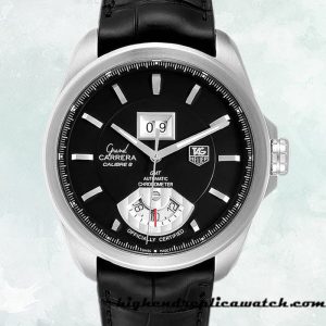 High End Replica Tag Heuer Carrera Men's WAV5111-1 43mm Black Dial