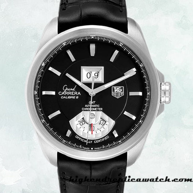 High End Replica Tag Heuer Carrera Men's WAV5111-1 43mm Black Dial