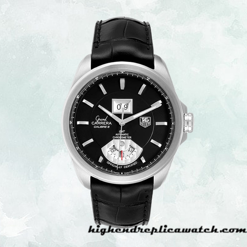 High End Replica Tag Heuer Carrera Men's WAV5111-1 43mm Black Dial - Image 2