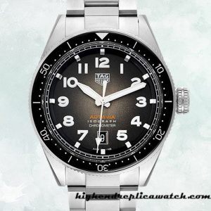 High End Replica Tag Heuer Autavia Men's 44mm WBE5114.EB0173 Bracelet Silver-tone