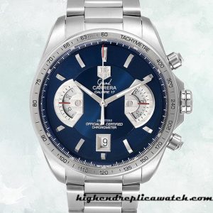 High End Replica Tag Heuer Grand Carrera 43mm CAV511F.BA0902 Men Quartz