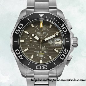 High End Replica Tag Heuer Aquaracer 43mm Men CAY211B-001 Silver-tone