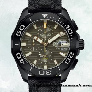 High End Replica Tag Heuer Aquaracer CAY218A-002 43mm Men Black-tone