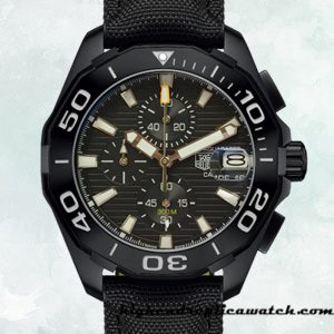 High End Replica Tag Heuer Aquaracer Men CAY218A.FC6361-001 43mm Quartz Black Dial