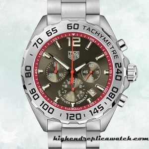 High End Replica Tag Heuer Formula 1 CAZ101Y-001 Men 43mm Silver-tone Quartz