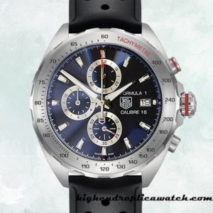 High End Replica Tag Heuer Formula 1 CAZ2010.FT8024 Men 43mm Silver-tone Rubber Band