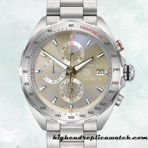 High End Replica Tag Heuer Formula 1 Men 43mm CAZ2015-001 Grey Dial Quartz