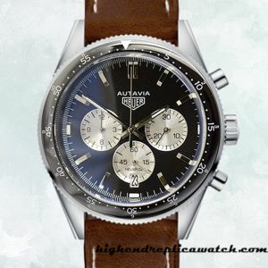 High End Replica Tag Heuer Autavia 43mm Men CBE2110-002 Quartz Silver-tone