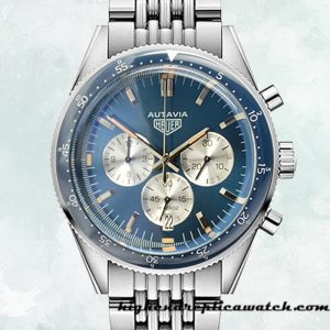 High End Replica Tag Heuer Autavia Men CBE2111-002 43mm Silver-tone