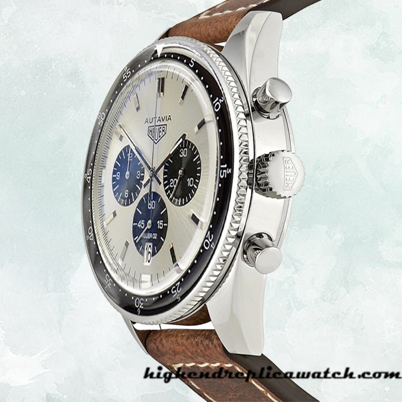 High End Replica Tag Heuer Autavia CBE2111.BA0687-001 43mm Men White Dial Quartz - Image 3