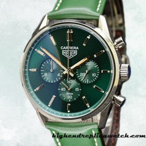 High End Replica Tag Heuer Carrera Men 43mm CBK221F.FC6479-001 Silver-tone