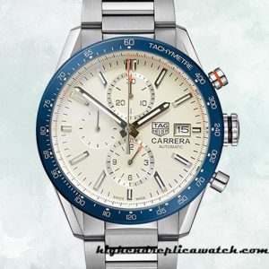 High End Replica Tag Heuer Carrera Men CBM2110-002 43mm Silver-tone