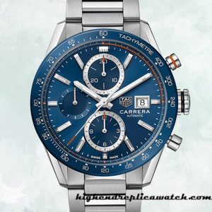High End Replica Tag Heuer Carrera CBM2112.BA0651 43mm Men Bracelet