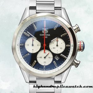 High End Replica Tag Heuer Carrera Men 43mm CarreraBKSB-011 Quartz Bracelet