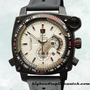 High End Replica Tag Heuer Grand Carrera Men 43mm GrandCarreraWSR-004 Black-tone Quartz