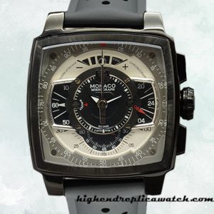 High End Replica Tag Heuer Monaco MonacoBKAR-002 Men 43mm Black-tone