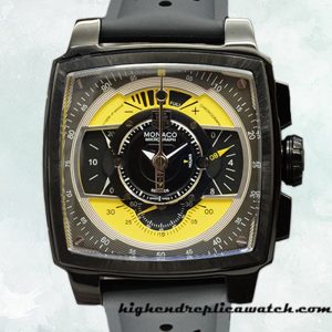 High End Replica Tag Heuer Monaco MonacoBKAR-005 Men 43mm Black Dial