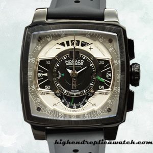 High End Replica Tag Heuer Monaco MonacoBKAR-006 Men 43mm Black Dial