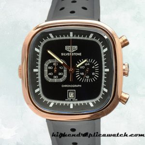 High End Replica Tag Heuer Silverstone SilverstoneBKSR-003 Men 43mm Rose Gold-tone