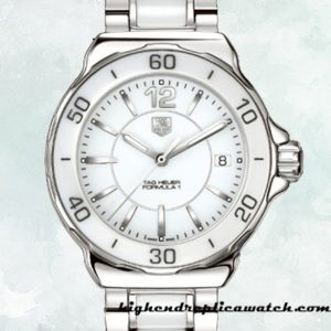 High End Replica Tag Heuer Formula 1 38mm Ladies WAH1211.BA0861 White Dial