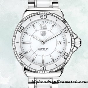 High End Replica Tag Heuer Formula 1 38mm Ladies WAH1213.BA0861 White Dial