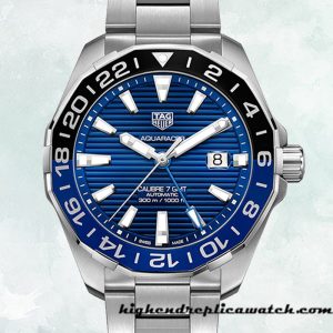 High End Replica Tag Heuer Aquaracer 43mm WAY201T.BA0927 Men Automatic Silver-tone
